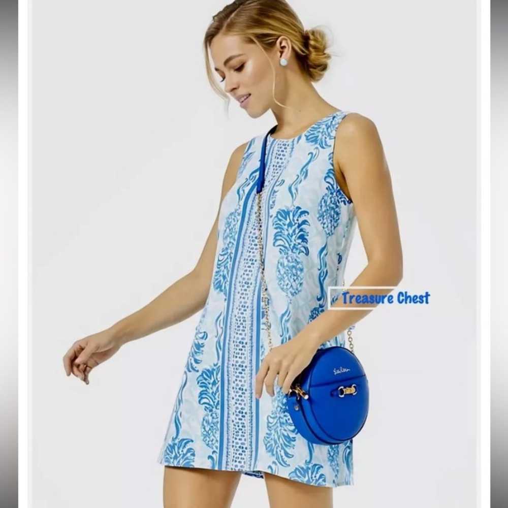 Lilly Pulitzer Donna Romper Bennet Blue Out Of Th… - image 1
