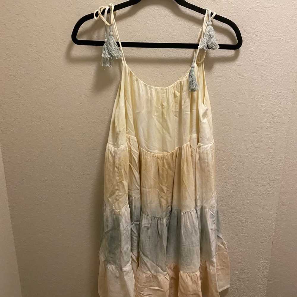 Storia Muted Tie-Dye Trapeze Mini Dress. NWOT - image 12