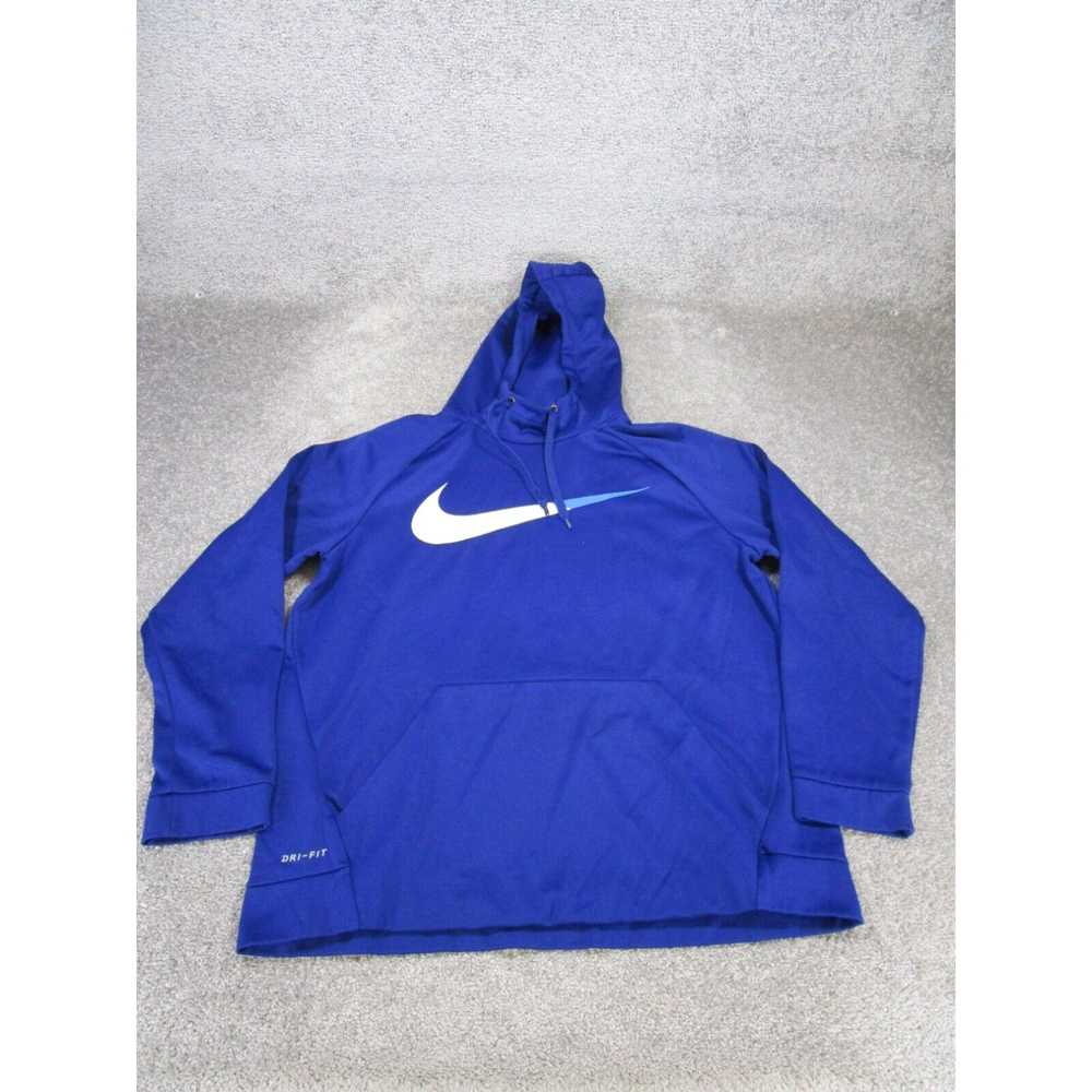 Nike Nike Sweatshirt Mens Large Blue Dri Fit Pull… - image 1