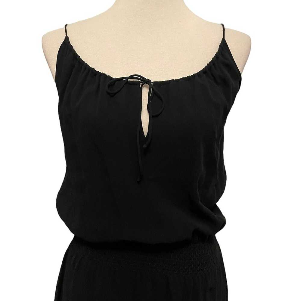 Babaton Aritzia Bramwell 100% Silk Black Smock Wa… - image 3