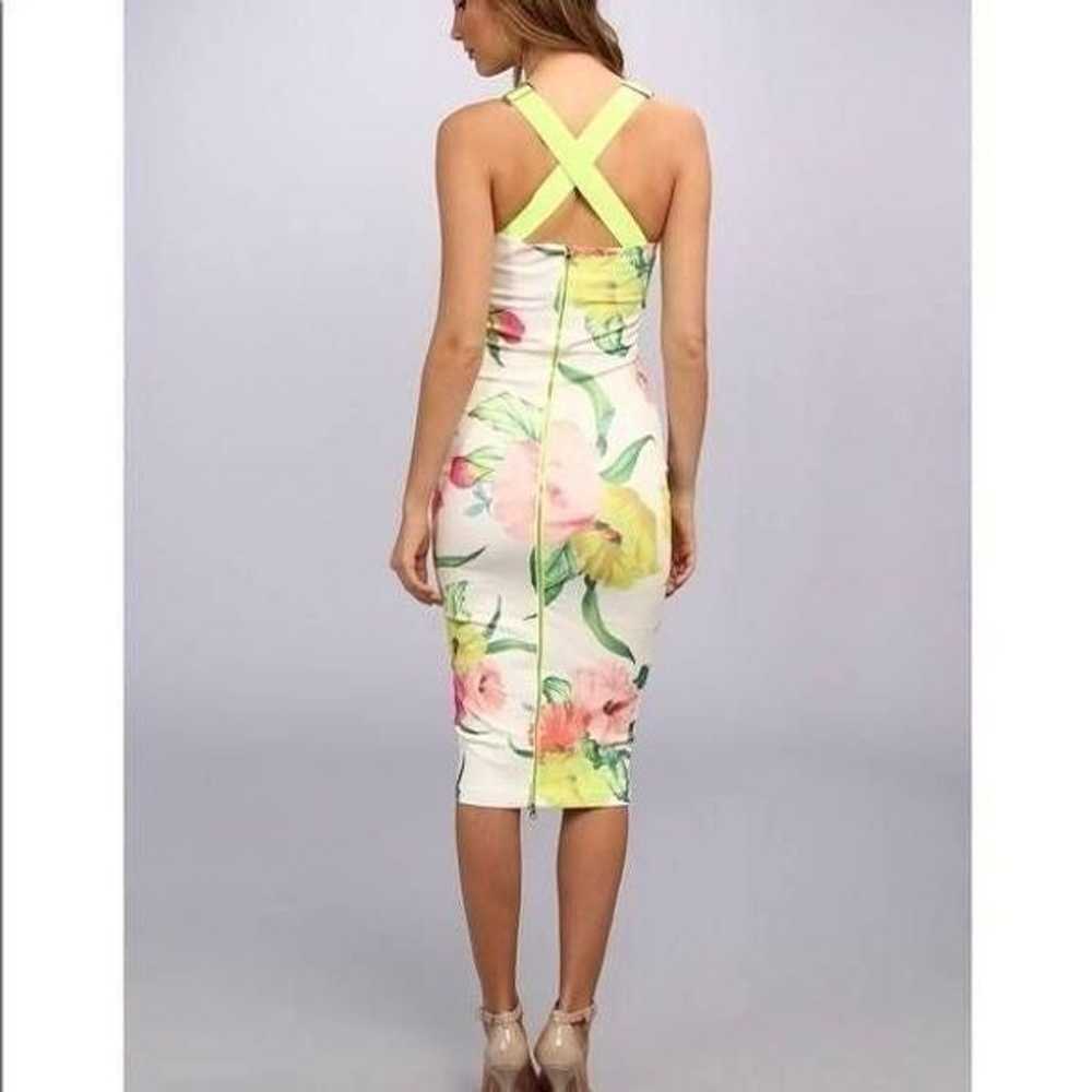Ted Baker Taylar Dress Laser Yellow Strap Exposed… - image 11