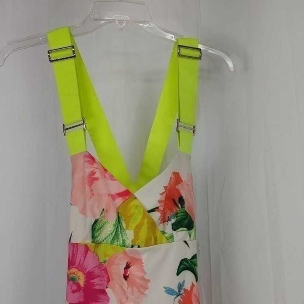 Ted Baker Taylar Dress Laser Yellow Strap Exposed… - image 9