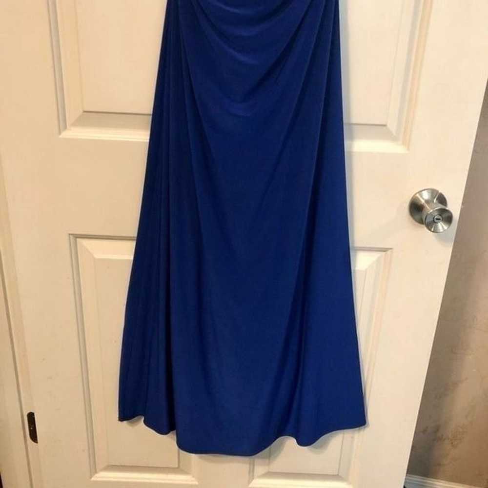 Eureka Royal Blue Evening Ballgown Size Small - image 3