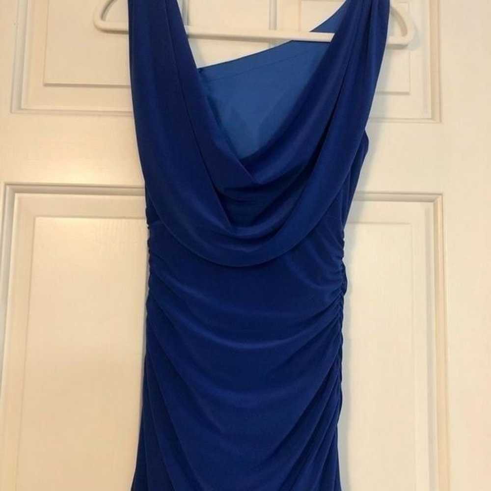 Eureka Royal Blue Evening Ballgown Size Small - image 5