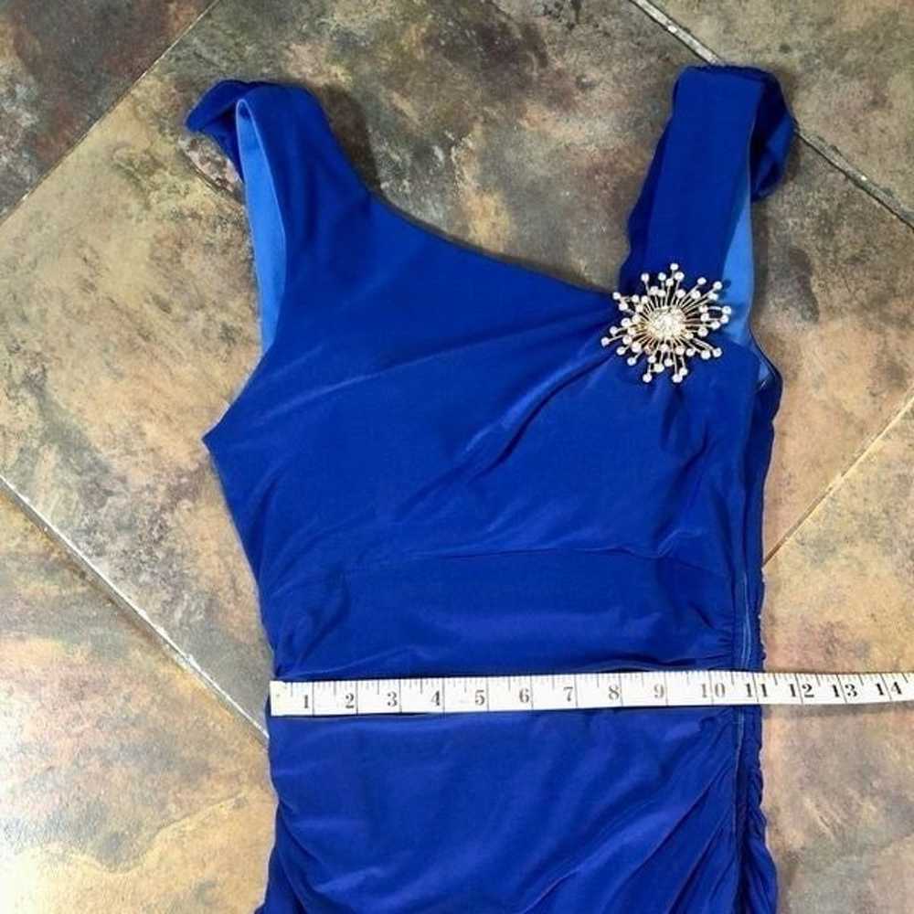 Eureka Royal Blue Evening Ballgown Size Small - image 7