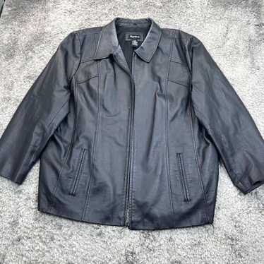 Vintage Maggie Barnes Leather Jacket Women 3X XXX… - image 1