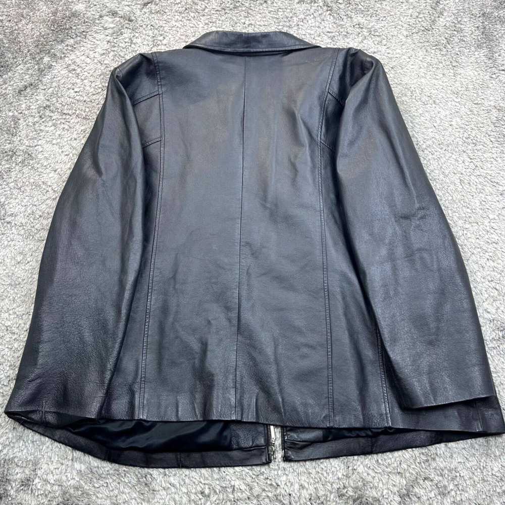 Vintage Maggie Barnes Leather Jacket Women 3X XXX… - image 2