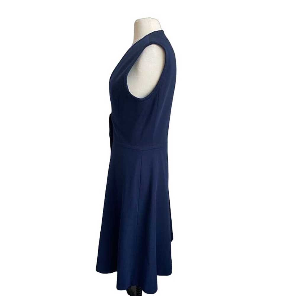 VINTAGE Navy Blue Saks Fifth Avenue A Line Dress … - image 5