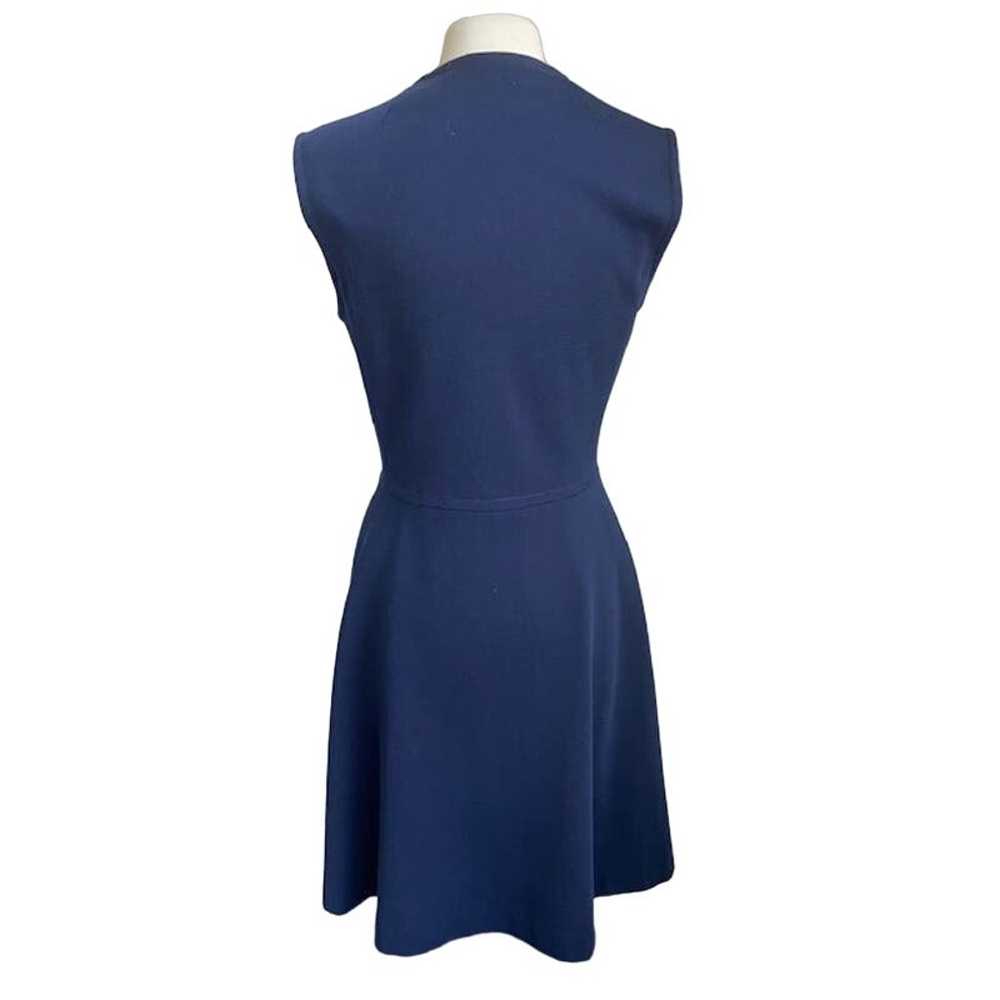VINTAGE Navy Blue Saks Fifth Avenue A Line Dress … - image 6