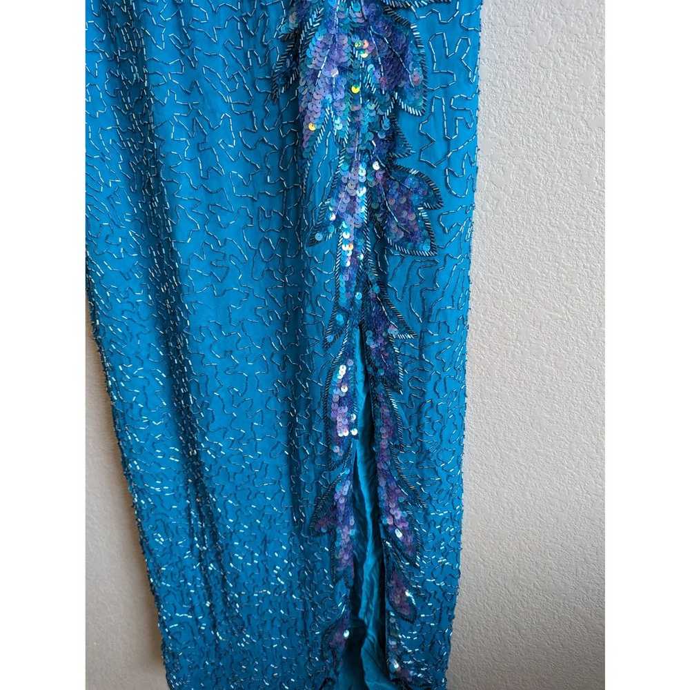 Alyce Designs Vintage Dress 10 Gown Formal Silk B… - image 2