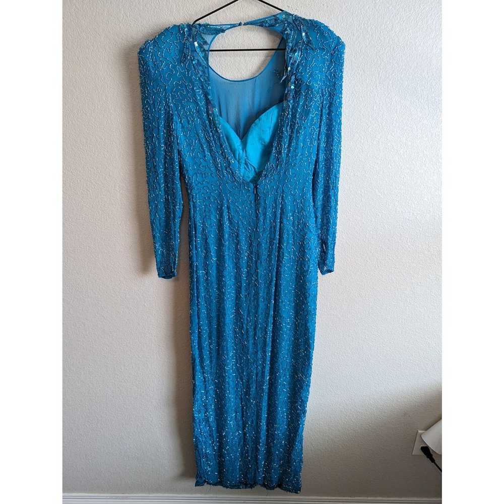 Alyce Designs Vintage Dress 10 Gown Formal Silk B… - image 4