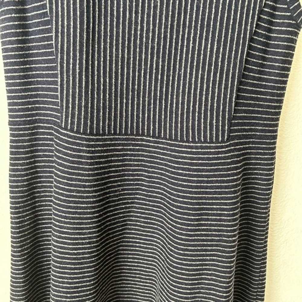 Theory Randria Evian Stretch Striped Dress - L - image 9