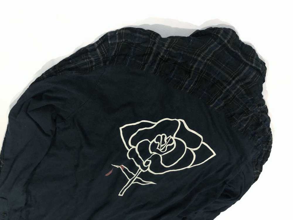 Undercover SS/07 Bleeding Rose Hybrid Flannel - image 3
