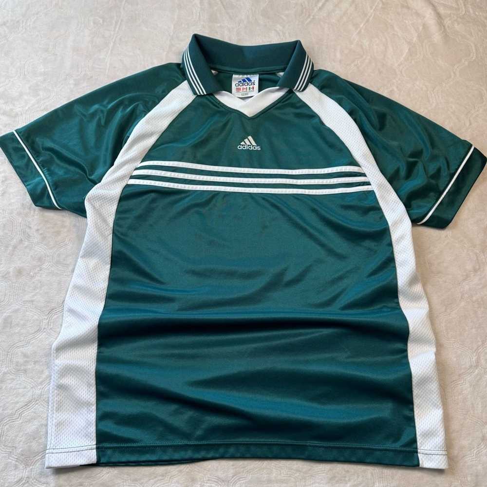 Adidas Vintage 90s adidas soccer fútbol jersey si… - image 2