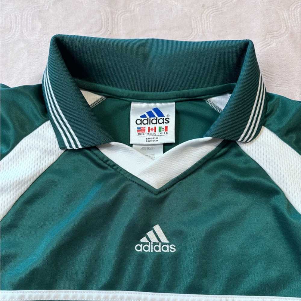 Adidas Vintage 90s adidas soccer fútbol jersey si… - image 4