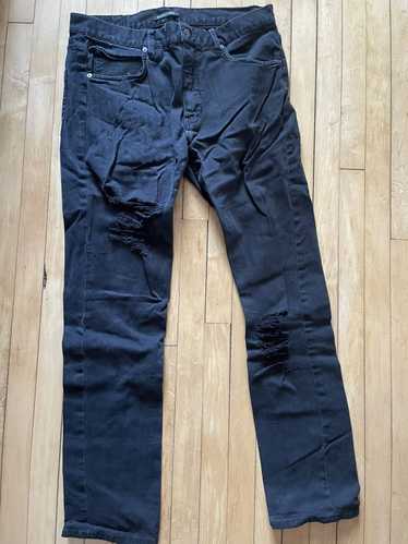 Helmut Lang Distressed Skinny Jeans