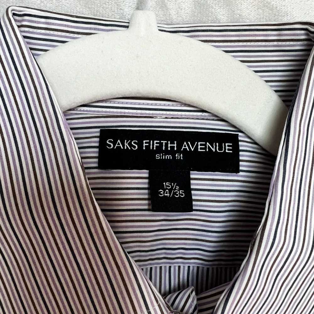 Saks Fifth Avenue Saks Fifth Avenue Long Sleeve P… - image 2