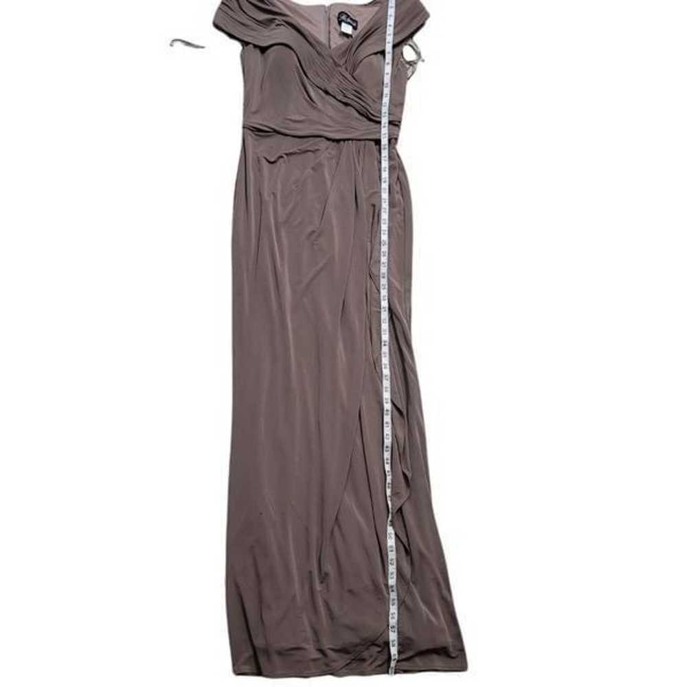 NWOT La Femme Short-sleeve Ruched Jersey Gown Dre… - image 11