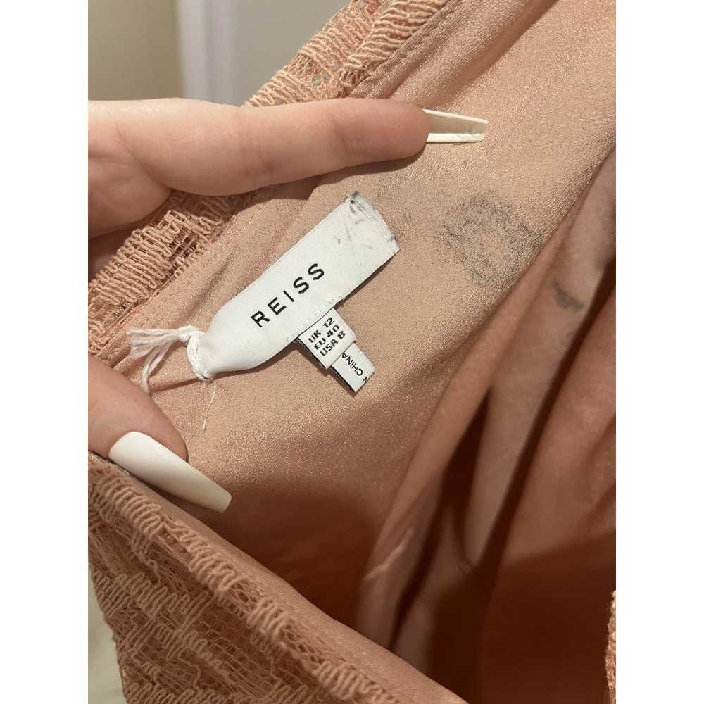 Reiss Stephie Asymmetric Neckline Midi Dress - /P… - image 10