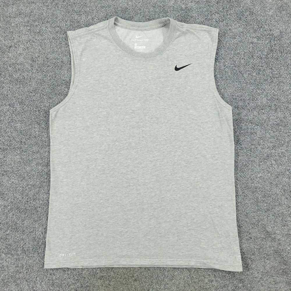 Nike Nike Tank Top Shirt Men's Medium Gray Dri-Fi… - image 1