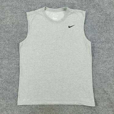 Nike Nike Tank Top Shirt Men's Medium Gray Dri-Fi… - image 1