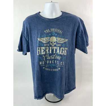 Vintage Fifth Sun T-Shirt Adult Large Blue Origin… - image 1