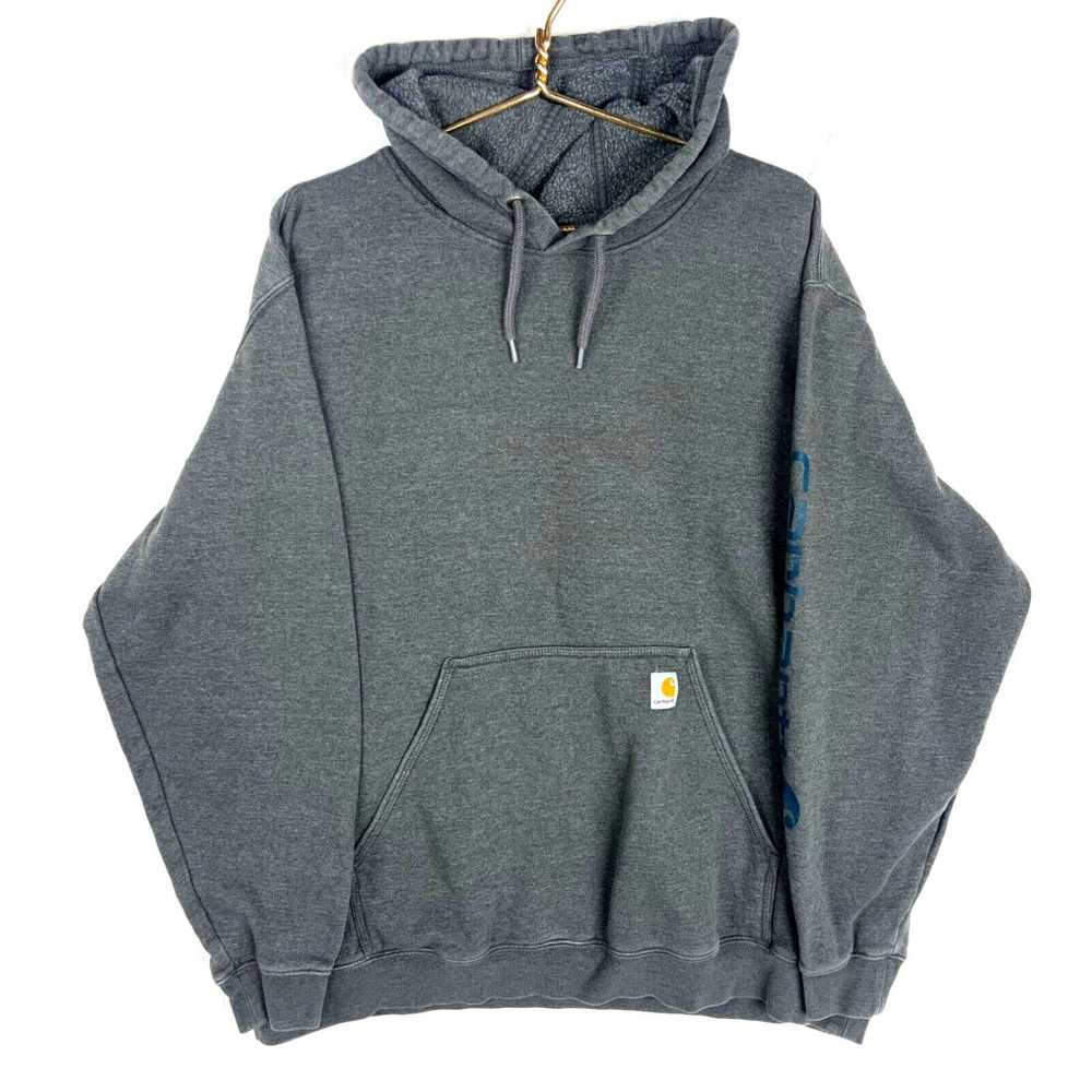 Carhartt Carhartt Sweatshirt Hoodie 2XL Gray Work… - image 1