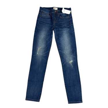 J.Crew J. Crew Toothpick Jeans Size 24 Skinny Dar… - image 1