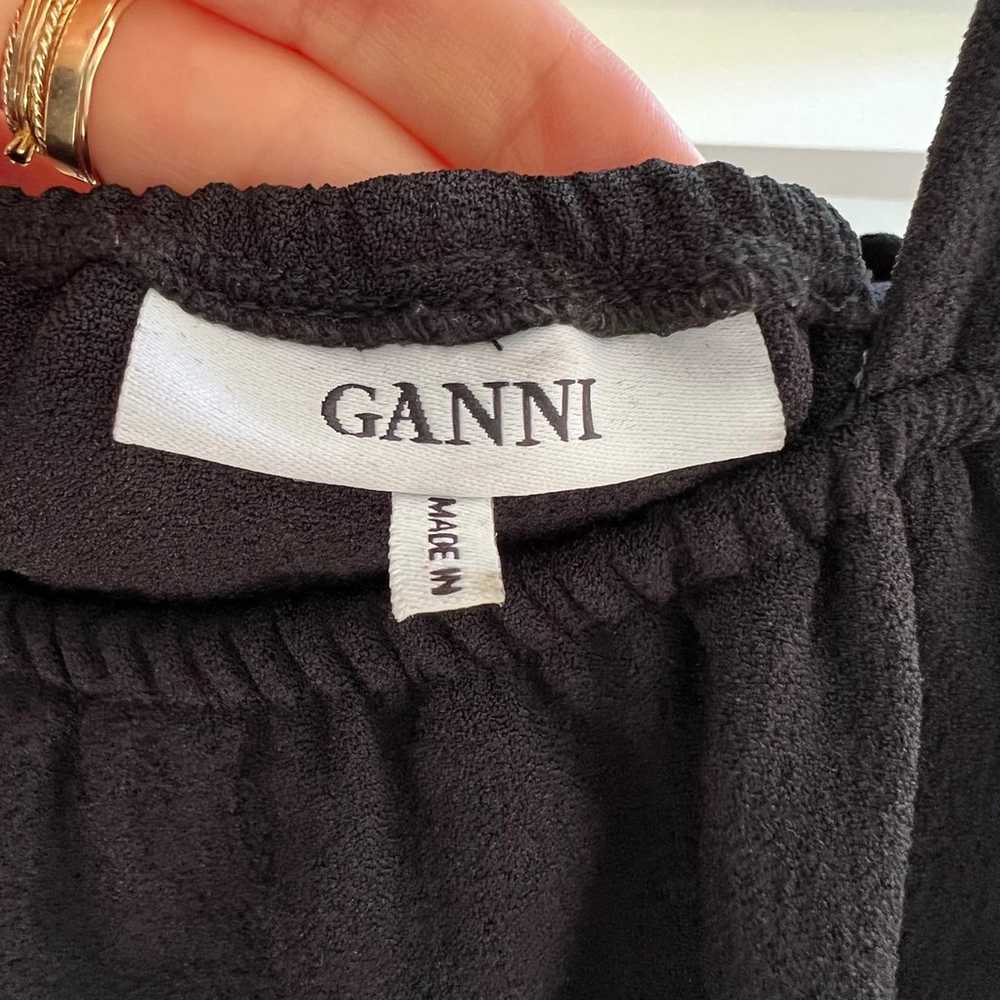 Ganni Black Clark Maxi Dress - image 11