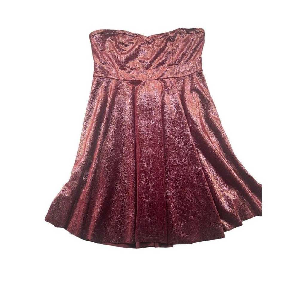 Womens M Free People Burgundy Shattered Stretchy … - image 1