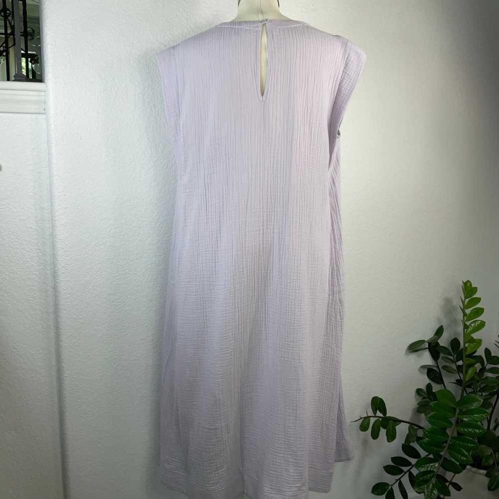 Johnny was Calme lavender gauze dress with pockets - image 6