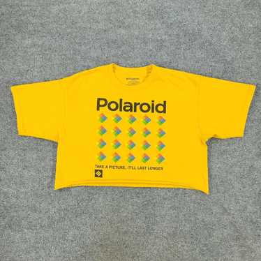 Polaroid Polaroid Shirt Women's Medium Yellow Logo