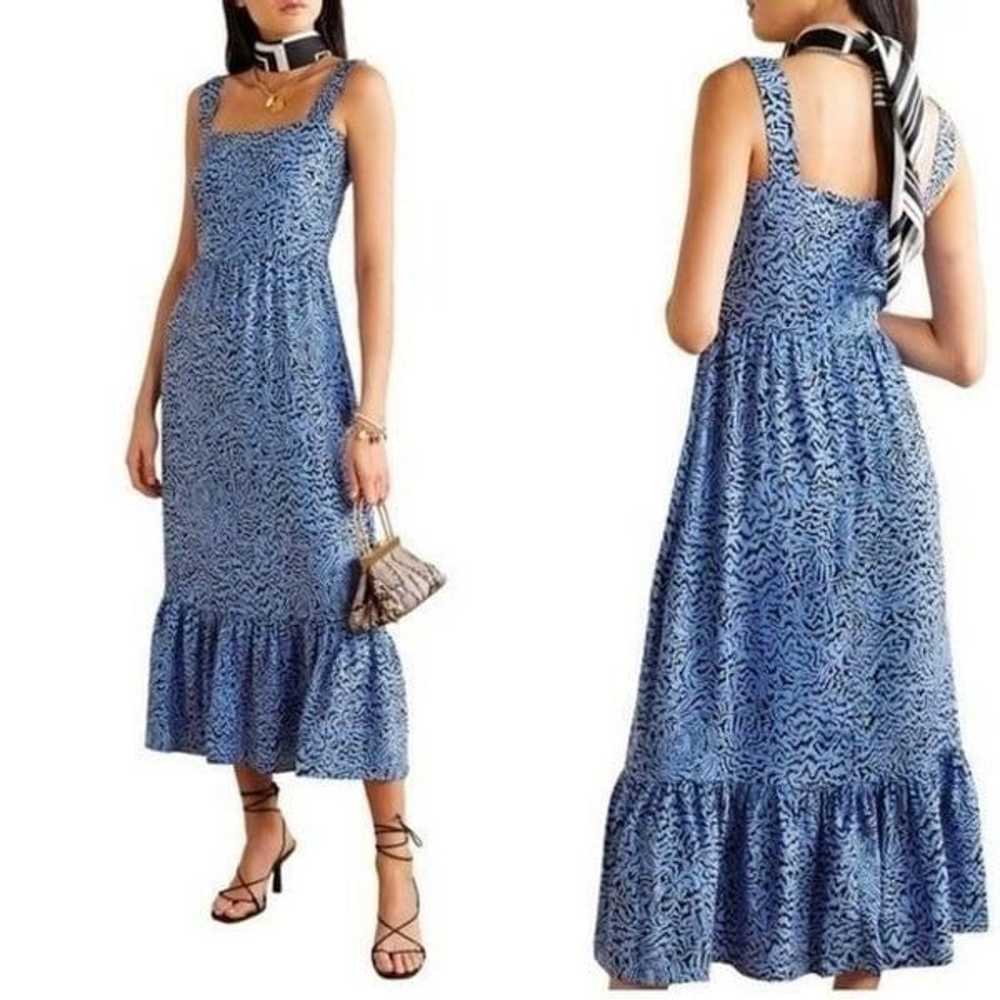 HVN Olympia Sleeveless Gown in Blue 2 Womens Long… - image 11