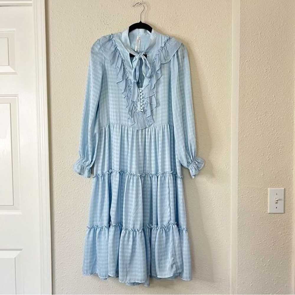 Anthropologie Tiered Ruffled Midi Dress Size XS L… - image 5