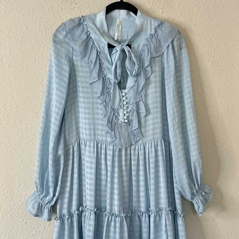 Anthropologie Tiered Ruffled Midi Dress Size XS L… - image 6