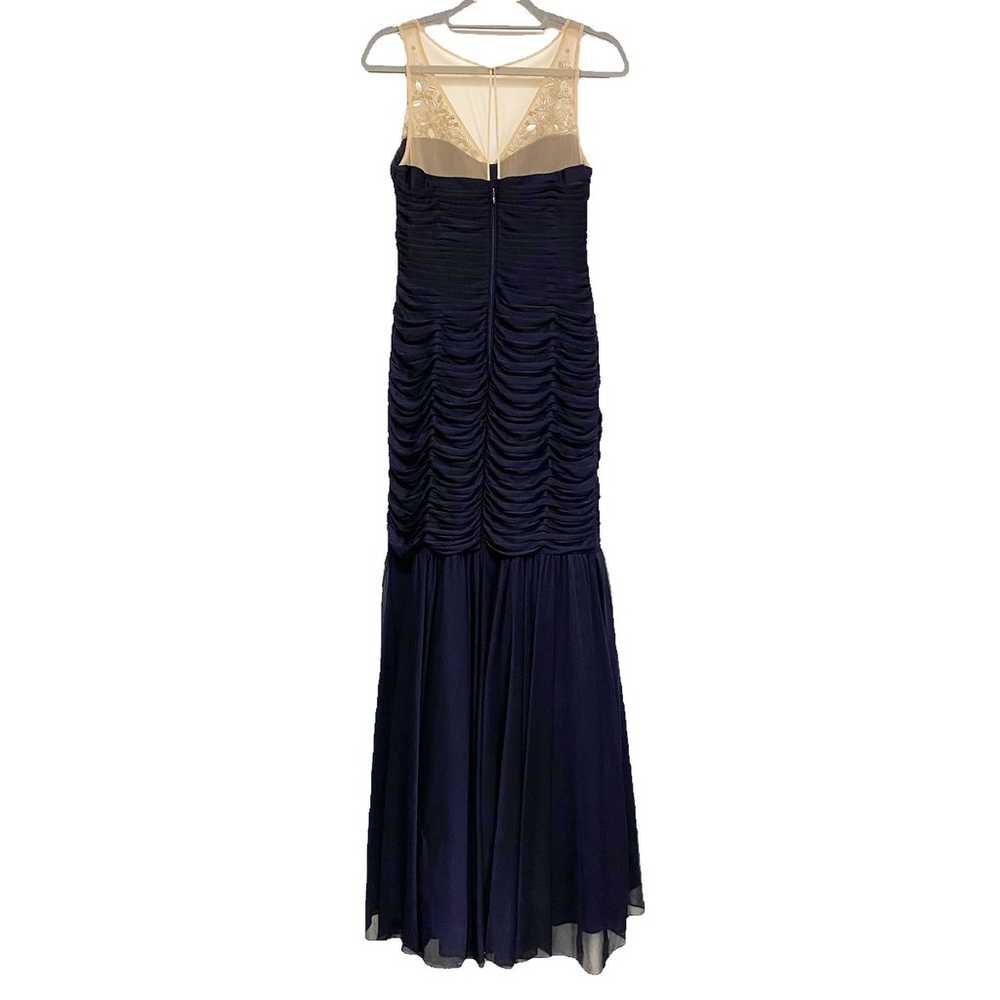 Adrianna Papell Womens Size 6 Navy Pleated Jewel … - image 10