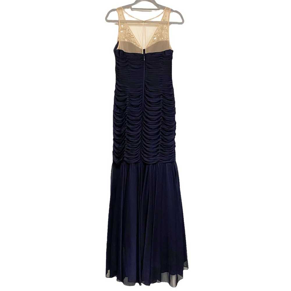Adrianna Papell Womens Size 6 Navy Pleated Jewel … - image 11