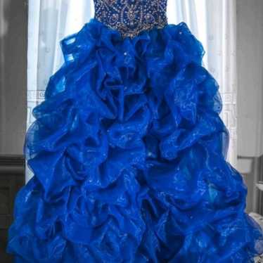 Sweet 16 Royal Blue Ball Gown Dress