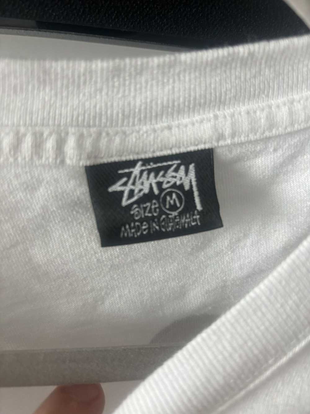 Streetwear × Stussy × Vintage LONGSLEEVE WHITE ST… - image 2