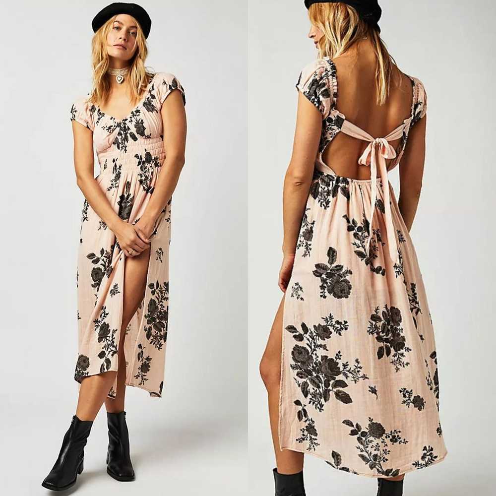 New Free People Forget Me Not Midi Dress $128 SMA… - image 6
