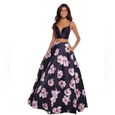 Alyce Paris 2 Piece Floral Prom Dress | Size 6 - image 1
