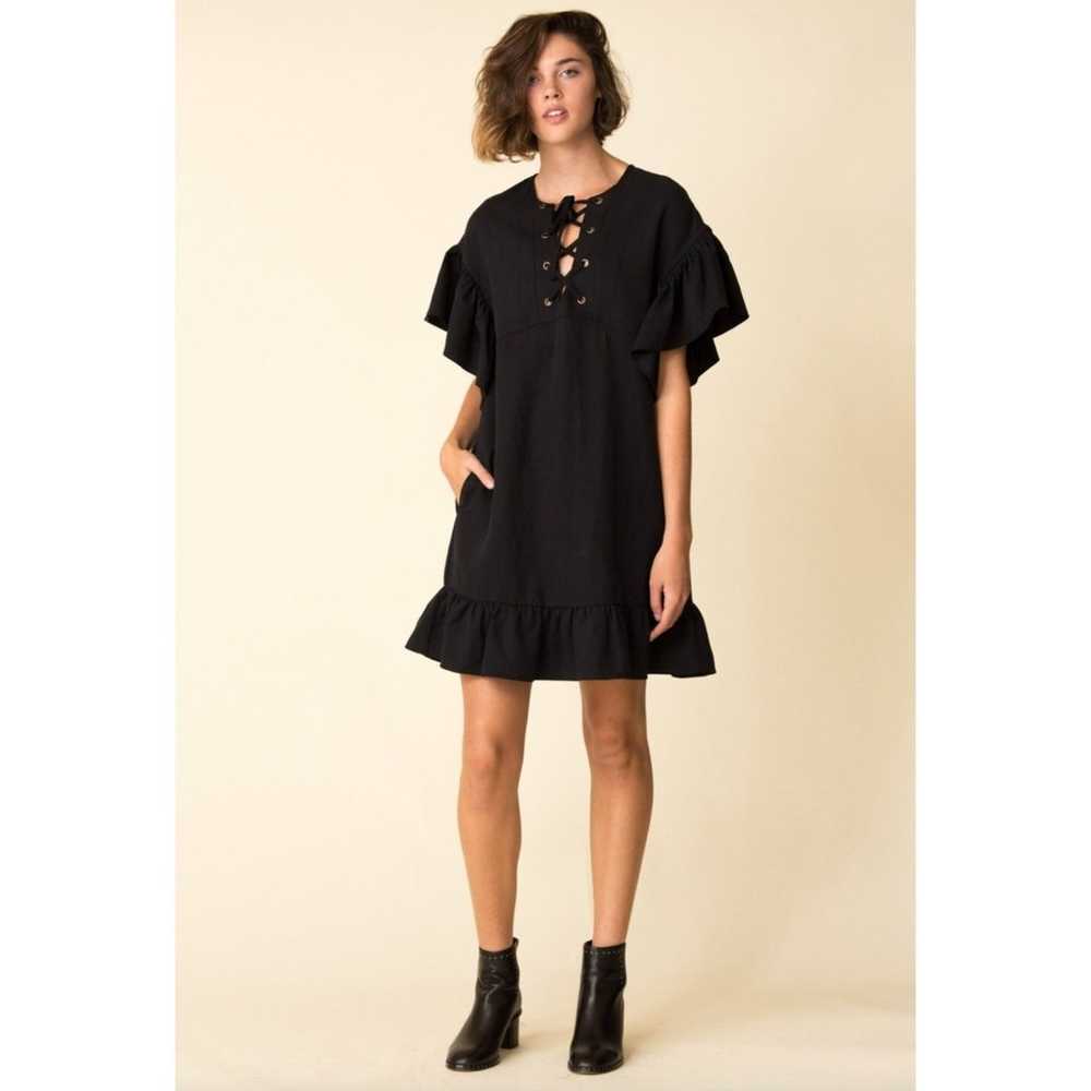 Ulla Johnson Marianne Short Sleeve Ruffle Tunic D… - image 2