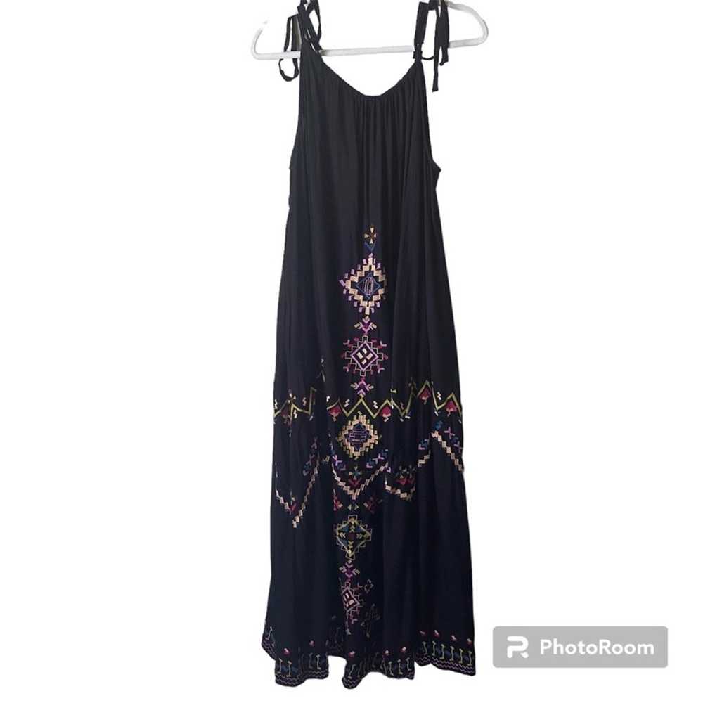 Anthropologie Embroidered Maxi Dress Boho Bohemia… - image 4