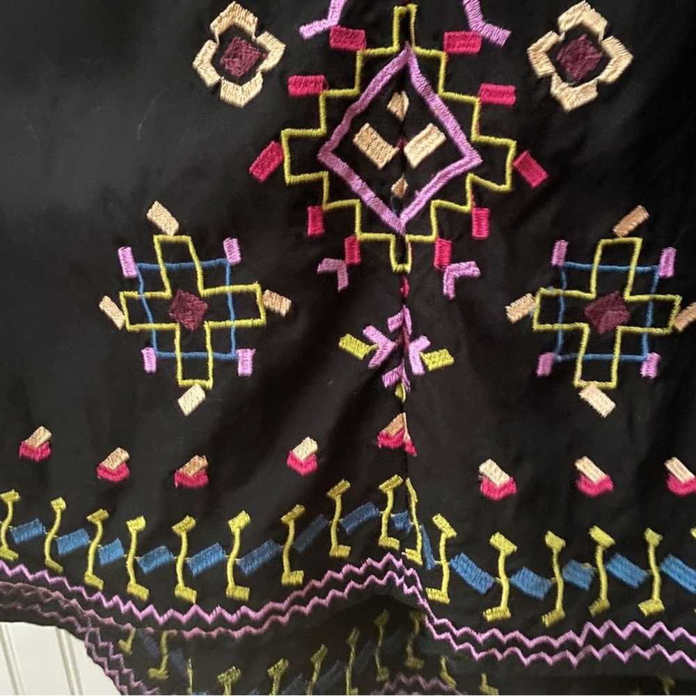 Anthropologie Embroidered Maxi Dress Boho Bohemia… - image 8