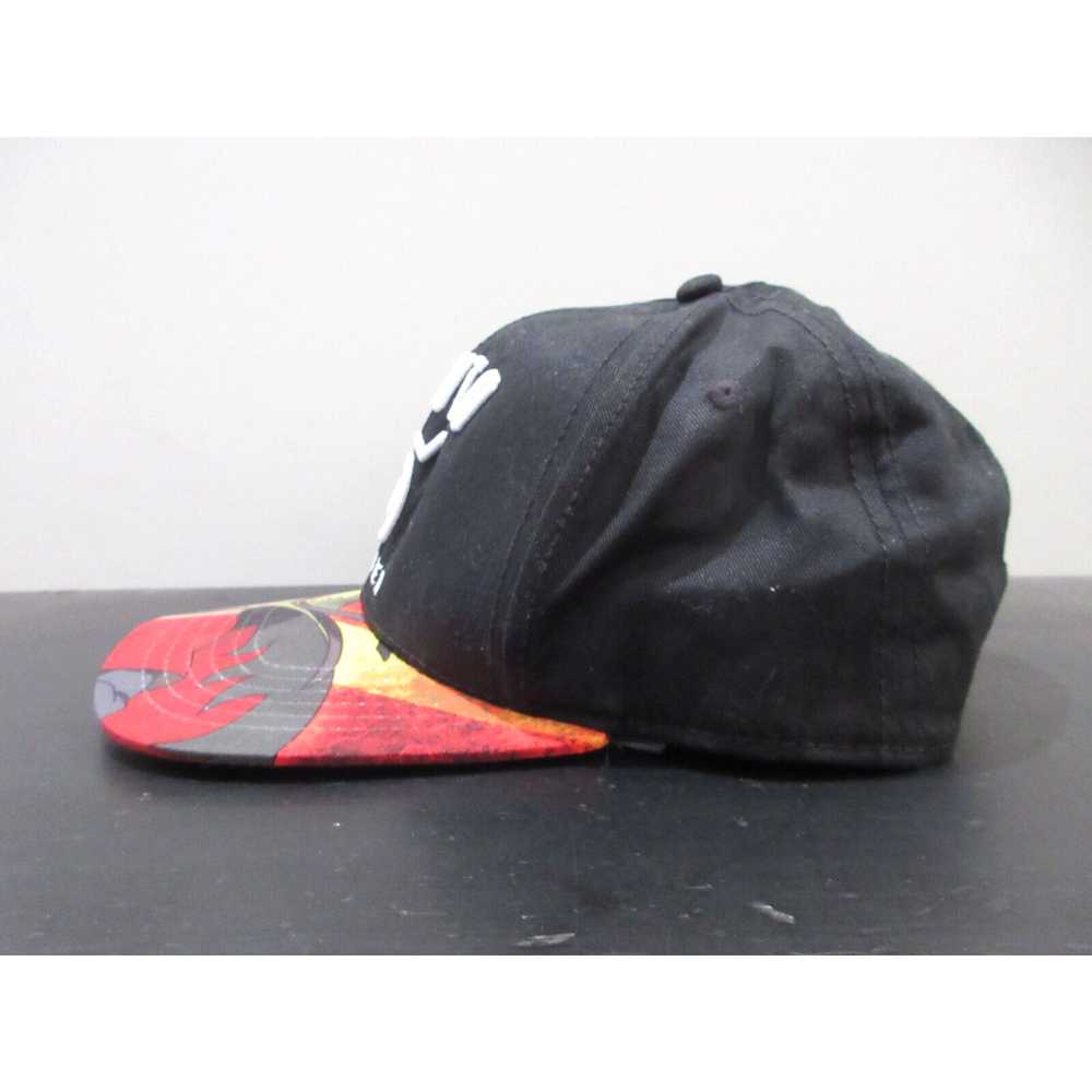 Vintage Naruto Hat Cap Snap Back Black Red Shippu… - image 3