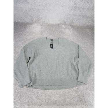 Express Express Sweater Womens Large Knit V Neck … - image 1