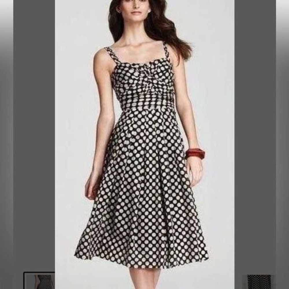 Lafayette 148 Blamu Polka Dot Midi Dress| Size 6 - image 1