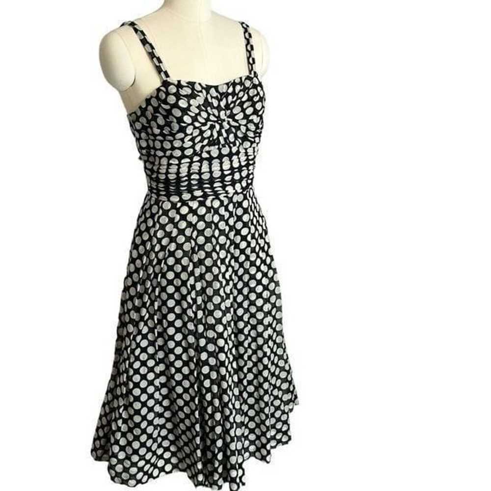 Lafayette 148 Blamu Polka Dot Midi Dress| Size 6 - image 5