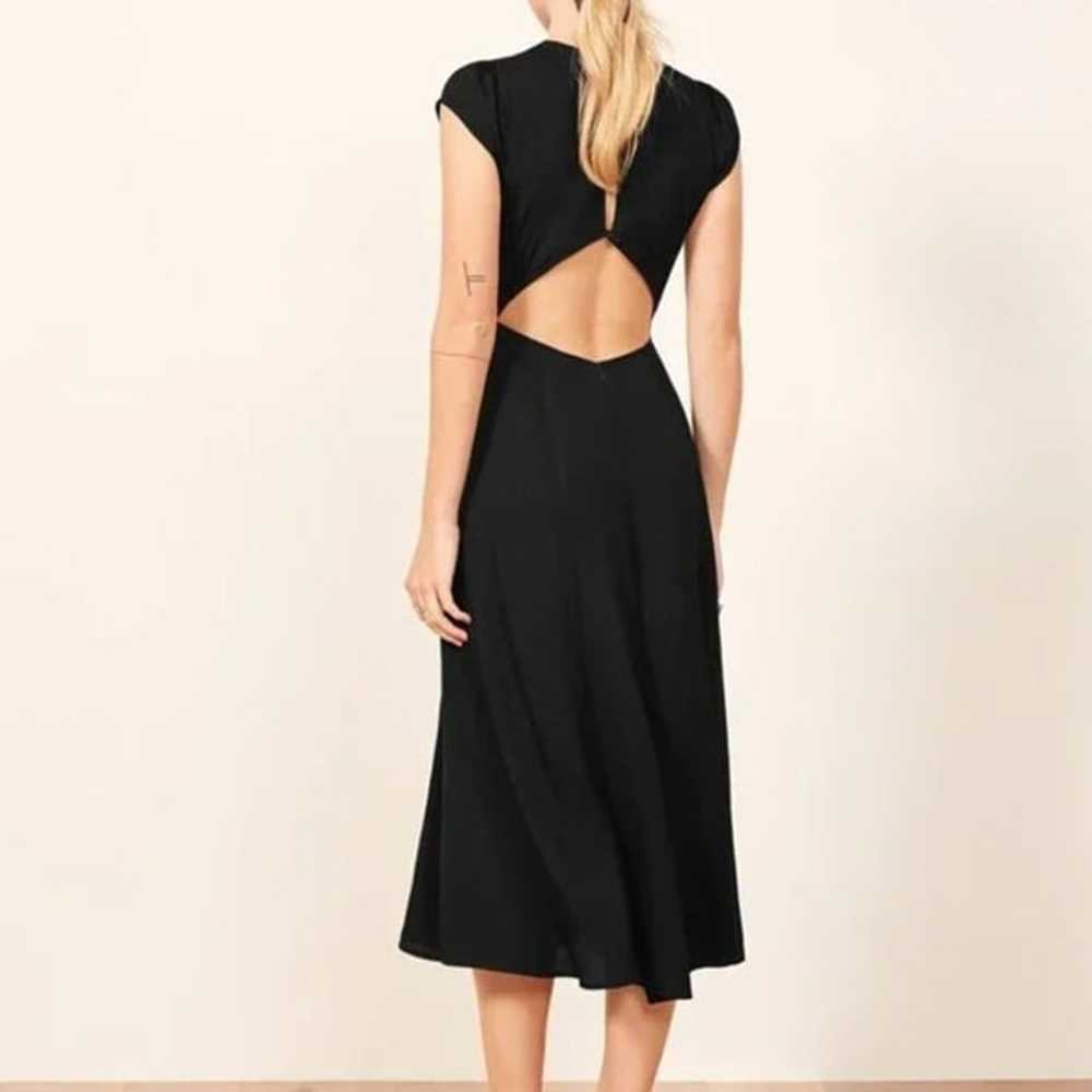 Reformation Gavin Dress - Black - Size 6 - Like N… - image 11
