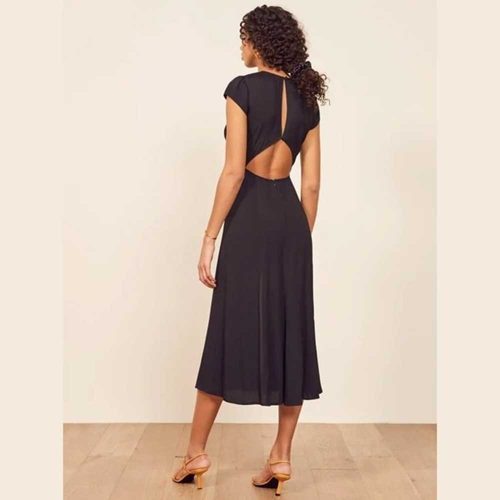 Reformation Gavin Dress - Black - Size 6 - Like N… - image 2